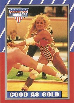 1991 Topps American Gladiators #40 Good as Gold Front